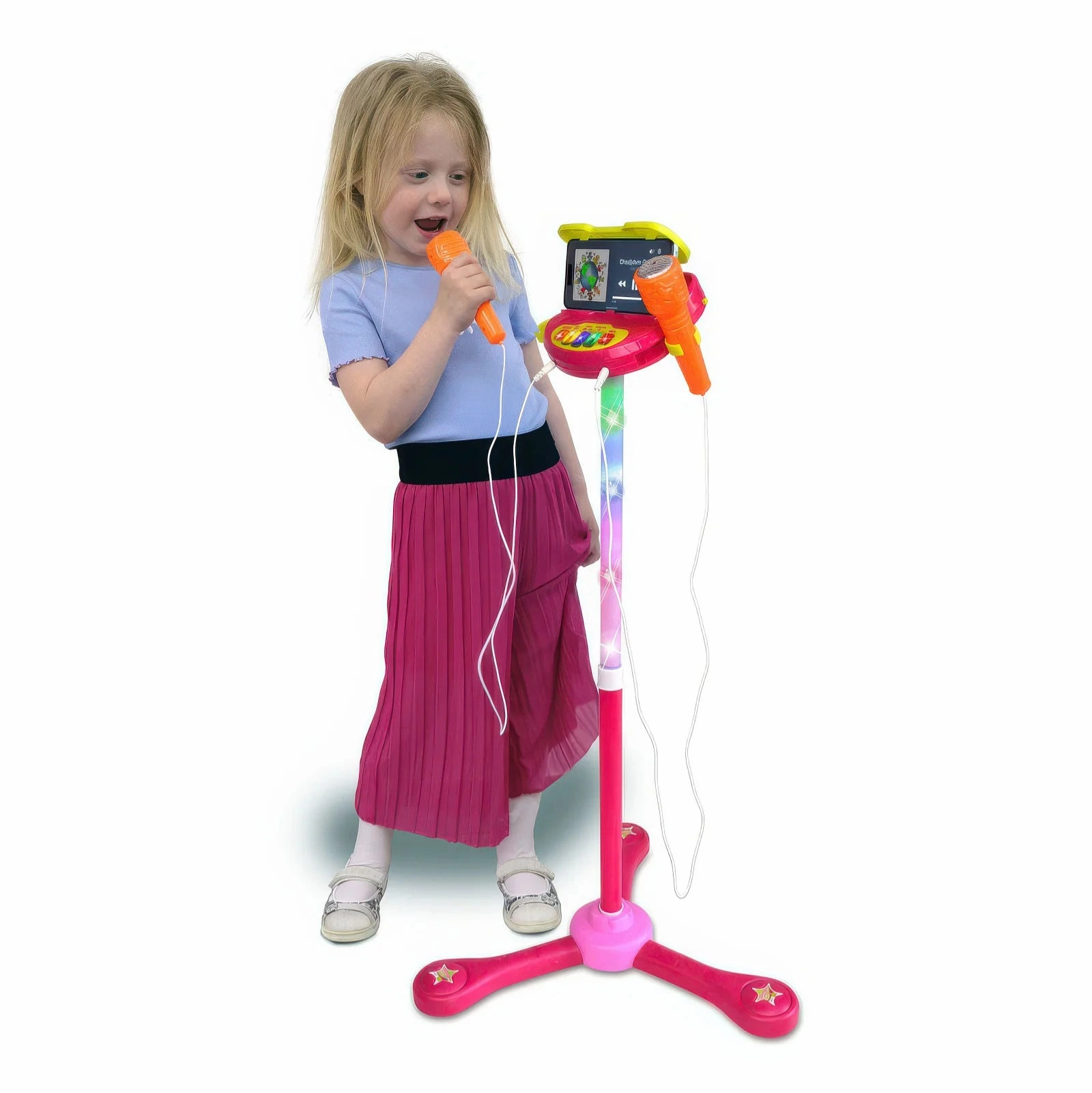 BONTEMPI Wireless Showtime Stage with 2 Microphones Karaoke Mode