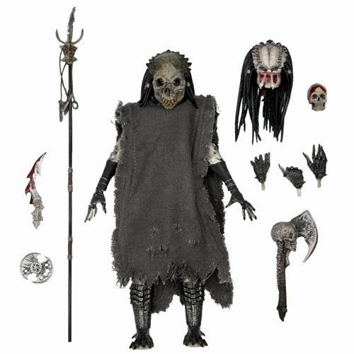 Predator Ultimate Shaman Predator 7-Inch Scale Action Figure Frightening Treats
