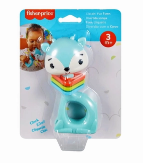 Tiny Creature Fisher-Price Clackin' Fun Fawn Rattle