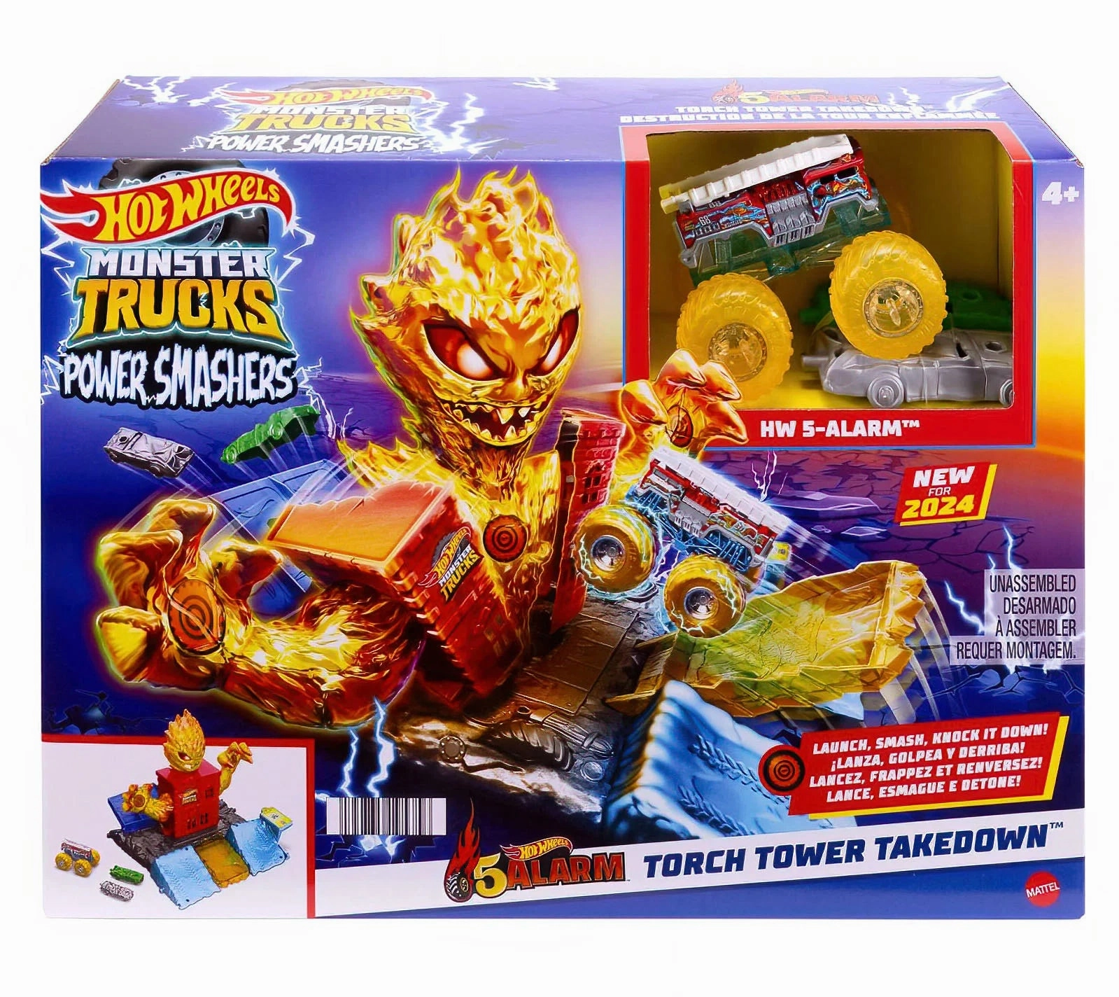 Hot Wheels - Monster Trucks Power Smashers 5 Alarms Tower Playset Discord Server Secret Level