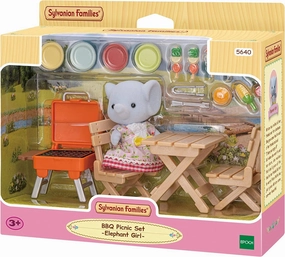Sylvanian Families BBQ Picnic Set - Elephant Girl Deep Systems