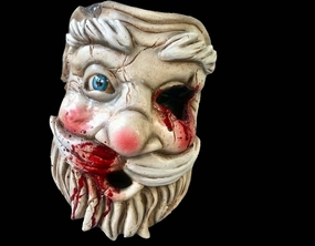 Psycho Santa - Nightmares of Christmas - Half Mask Playful Displays