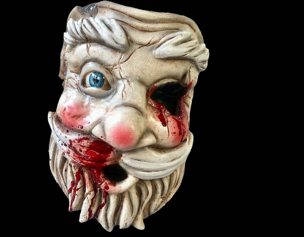 Psycho Santa - Nightmares of Christmas - Half Mask Playful Displays