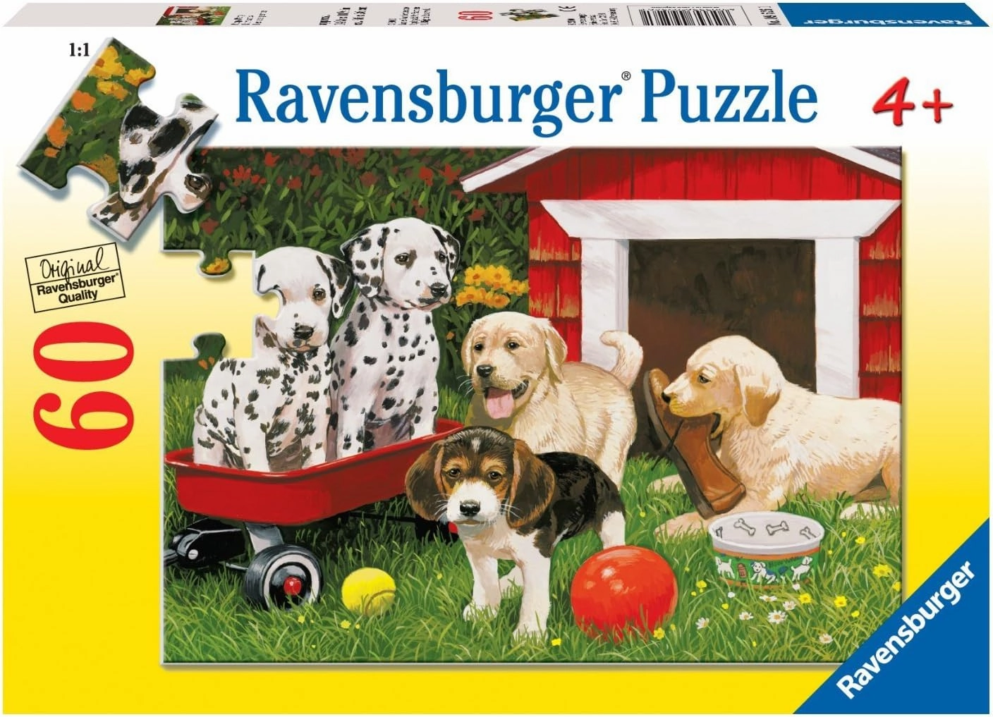 Puppy Party 60pc Puzzle Multiple Ending Vehicle Models