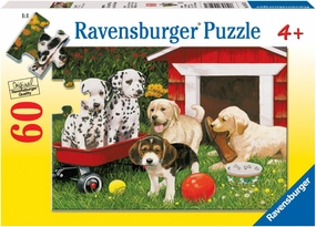 Time Concept Puppy Party 60pc Puzzle