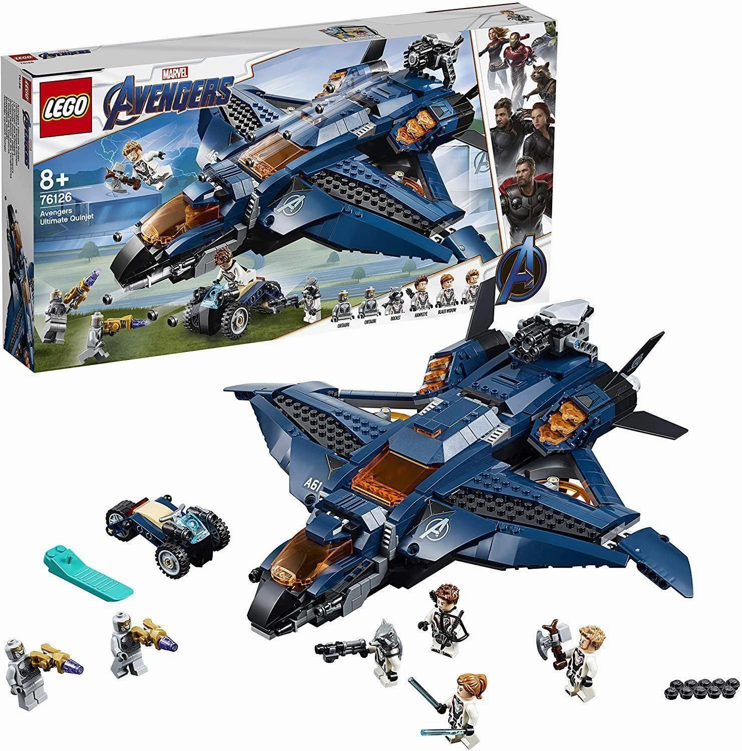 LEGO 76126 MARVEL Avengers Ultimate Quinjet Plane Time Attack Launch Trailer
