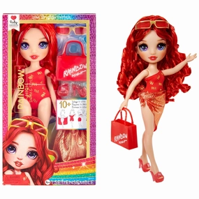 Rainbow High Swim & Style Ruby Fashion Doll Expert Insight Diverse Characters