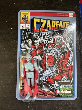 ReAction Super7 Czarface #2 Blue Variant 3.75" Action Figure MOC Frightening Decor