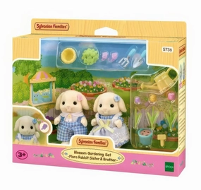 Novice Class Sylvanian Families 5736 Flora Rabbit Sister & Brother