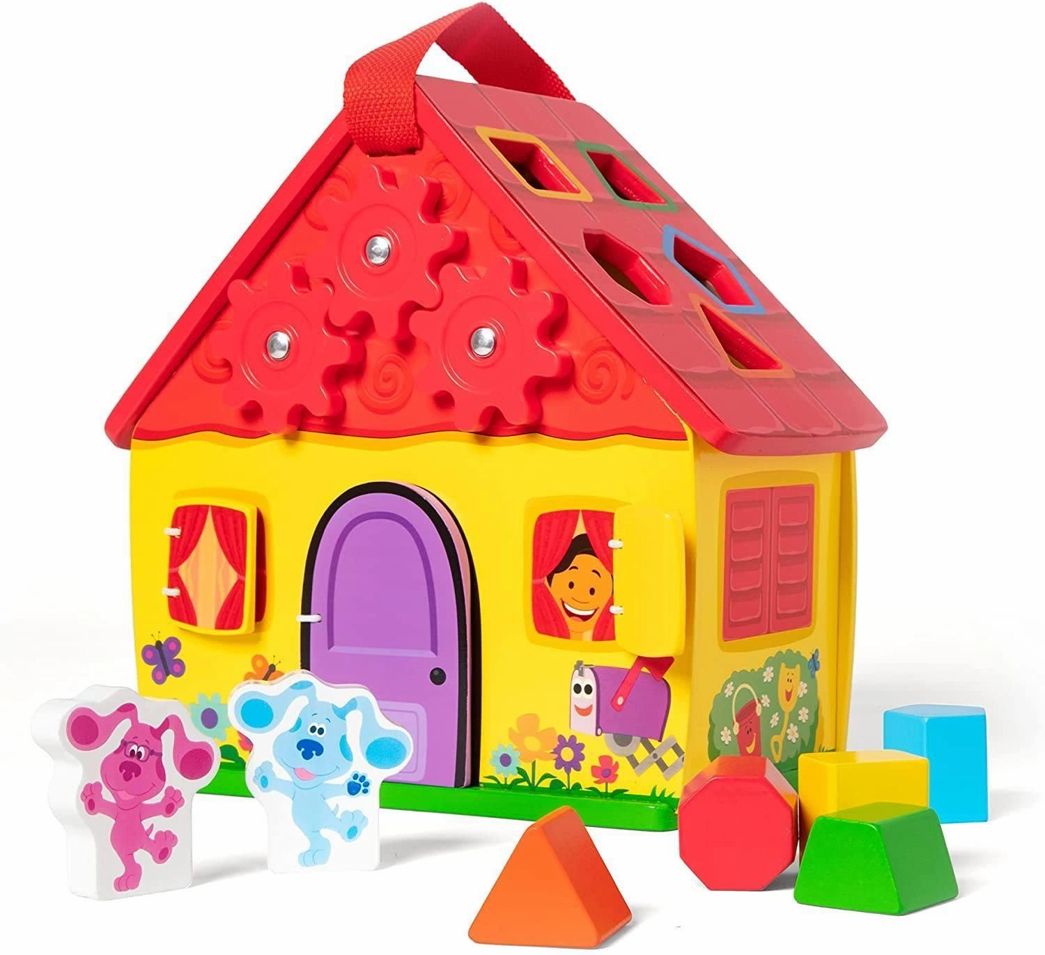 Multiplayer Mayhem Melissa & Doug Blues Clues & You Wooden Take-Along House