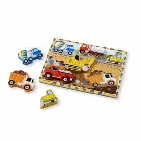 Content Rating Daily Challenges Melissa & Doug Construction Chunky Puzzle - 6 Pieces