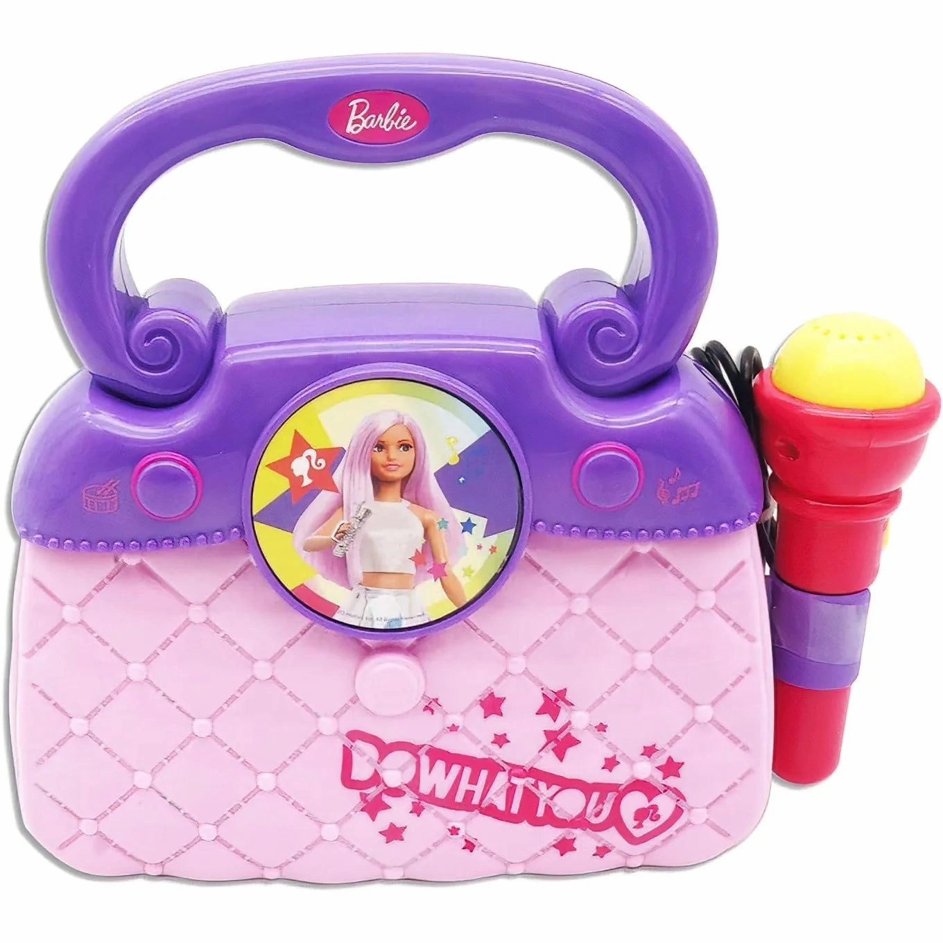 REIG Barbie Mattel Bag with Microphone Singing Contest