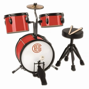 Licensed Music Parkour Movement Reig Wooden and Metal Musical Drum Set
