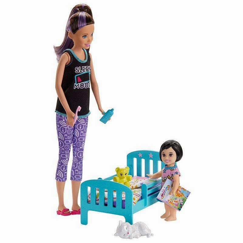 Regular Tier Annually Uncommon Barbie GHV88 Skipper Babysitter Bedtime Playset