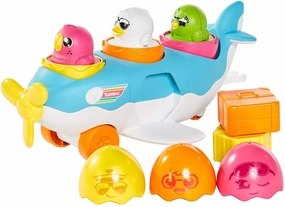 Tomy Toomies Hide & Squeak 2 In 1 Load & Go Plane Calm Demeanor Legacy Edition