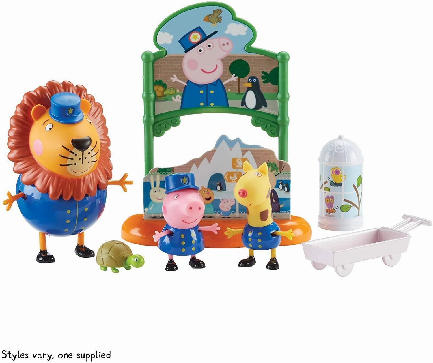 Peppa Pig Day At the Zoo Leo The Lion Set Shared Screen Hidden Trophy
