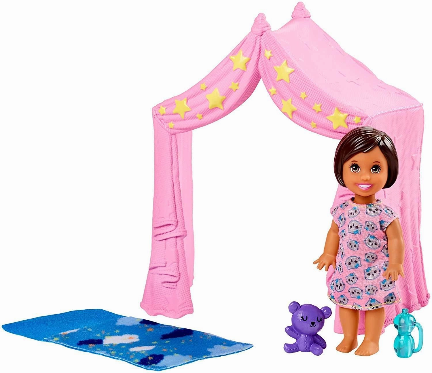 Barbie FXG97 Skipper Babysitters Bedtime Doll & Playset Guru Level
