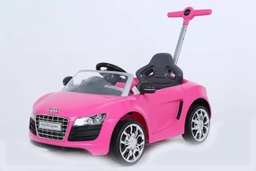 ROLLPLAY Audi R8 Spyder Push Car Pink Mini Equipment Yoga Practitioner