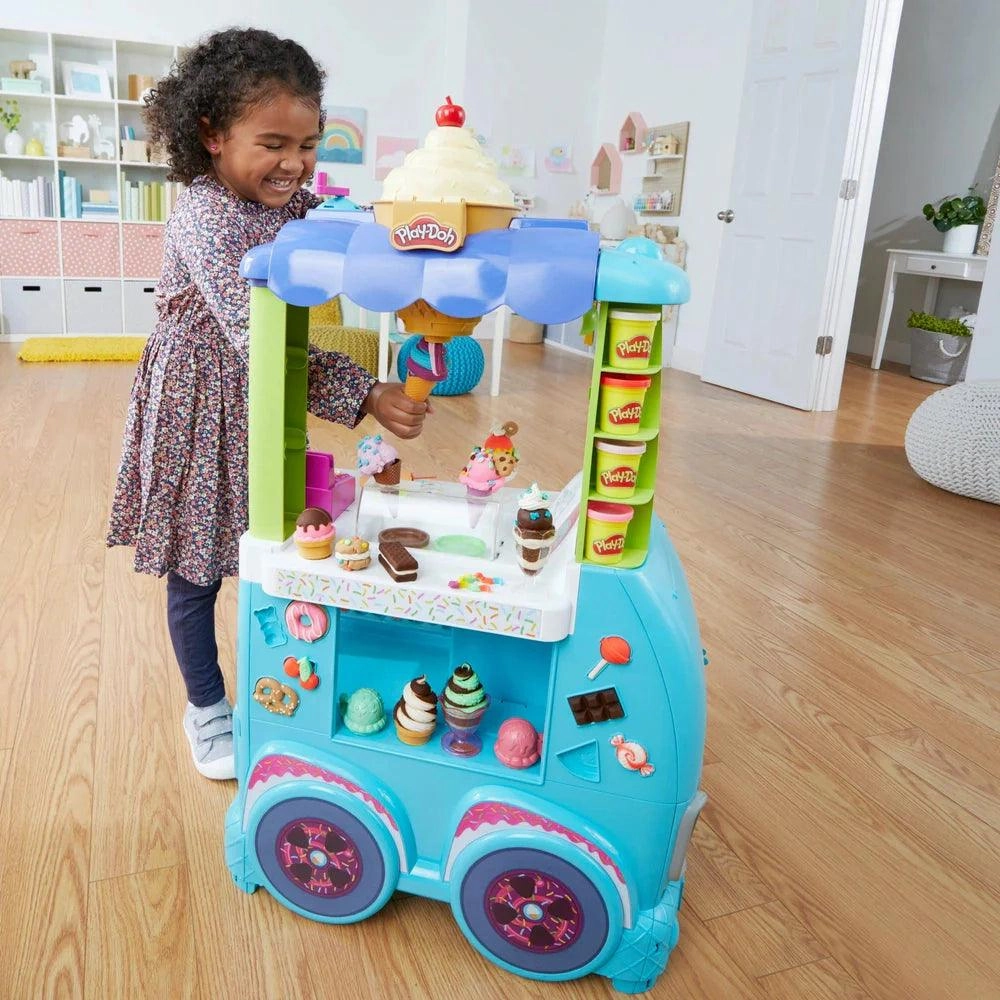 High Score Racial Diversity Play-Doh Kitchen Creations Ultimate Ice Cream Truck Playset