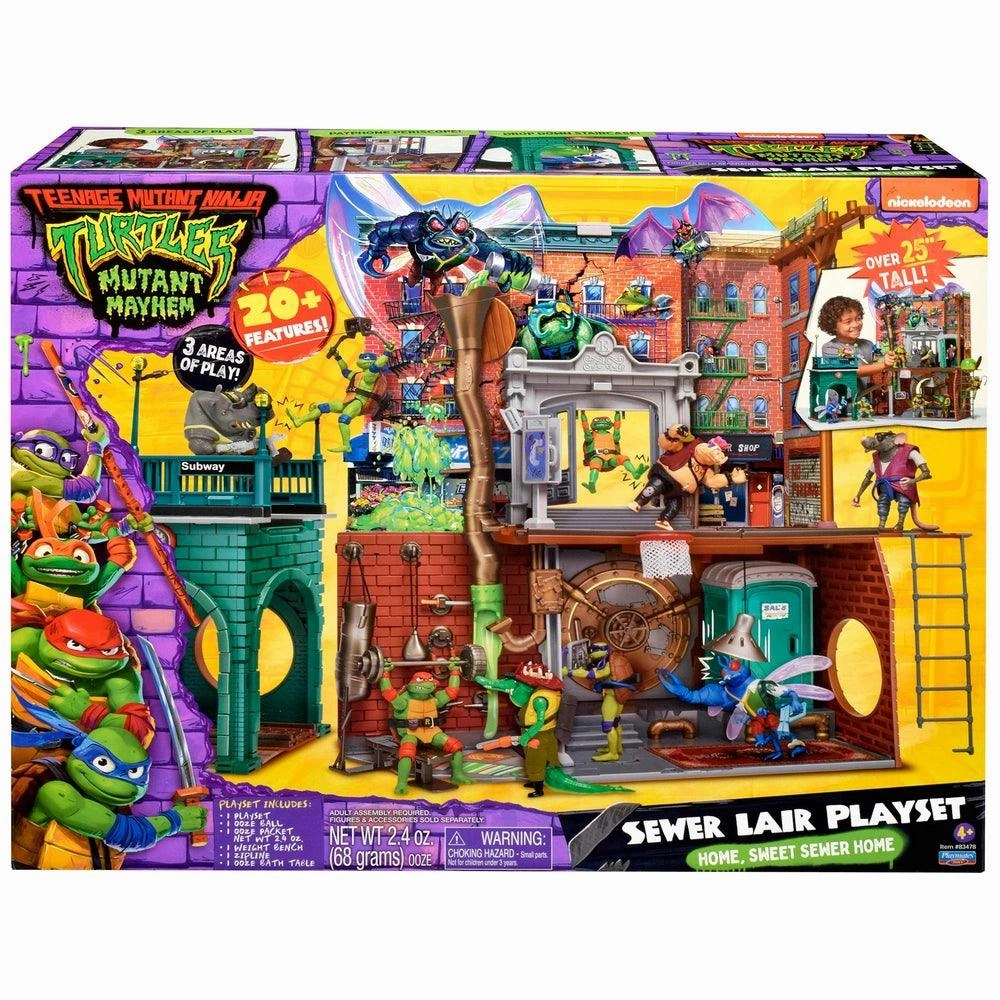 Boundless Amount Platinum Level Teenage Mutant Ninja Turtles: Mutant Mayhem Sewer Lair Playset