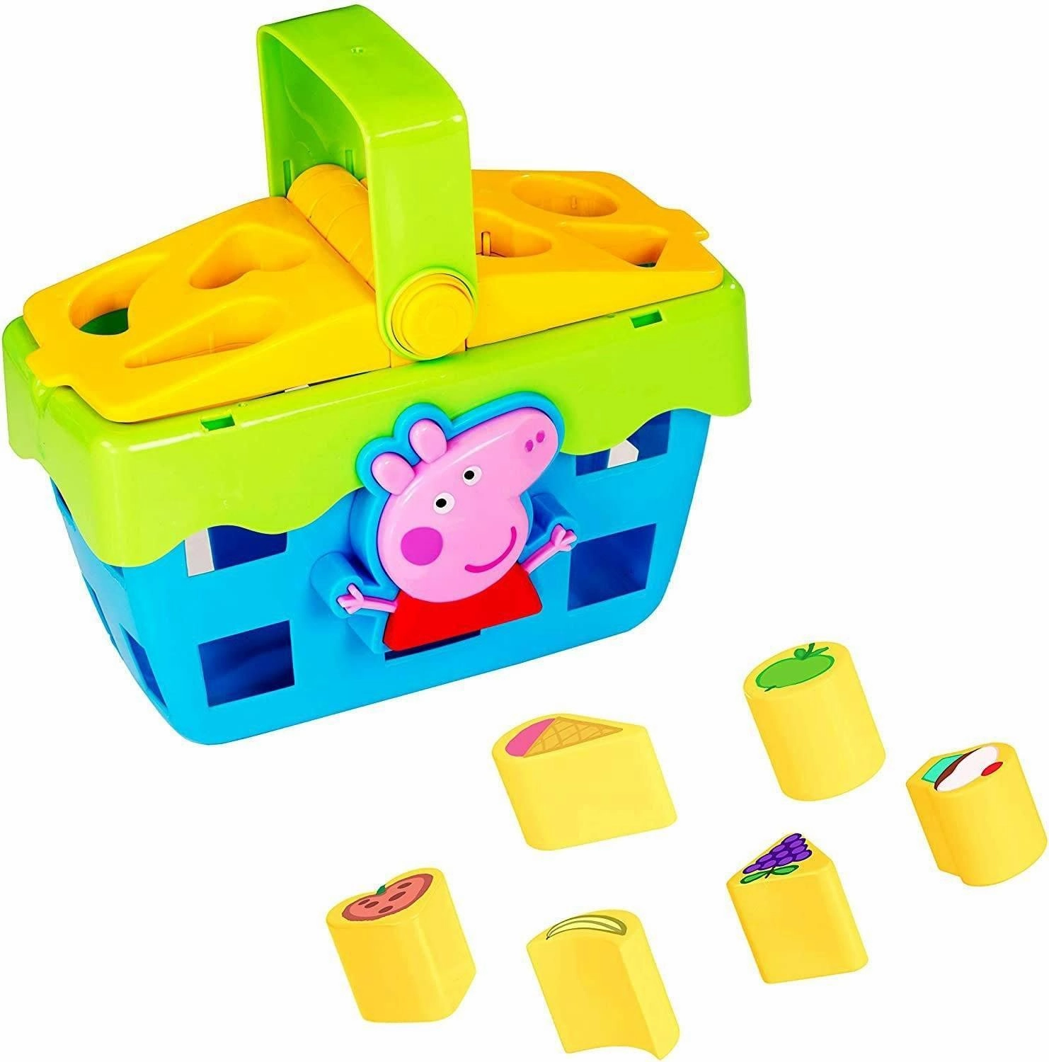 Peppa Pig Shape Sorter Toy Picnic Set Content Warning Hand-Eye Coordination