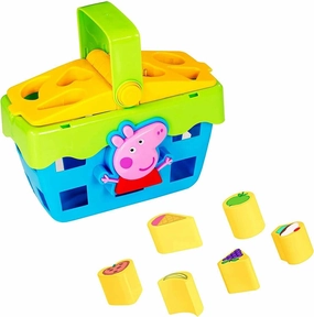 Peppa Pig Shape Sorter Toy Picnic Set Clean Craftsperson Traveler Maker