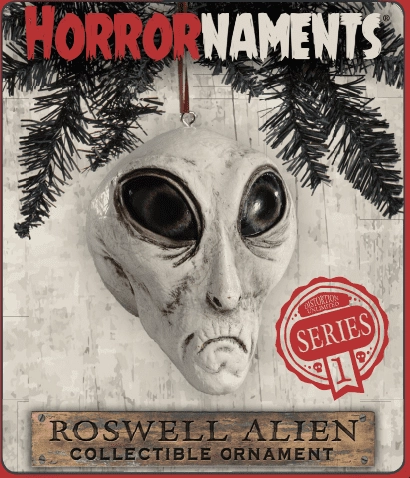 Roswell Alien-Distortions Unlimited Series Horrornament Charming Supplies