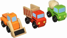 Melissa & Doug 13076 Stacking Construction Vehicles voice command