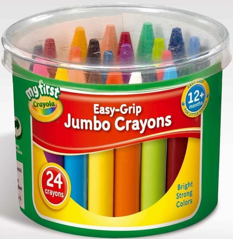 Tourist Designer Crayola Easy Grip My First Jumbo Crayons 24 Colours