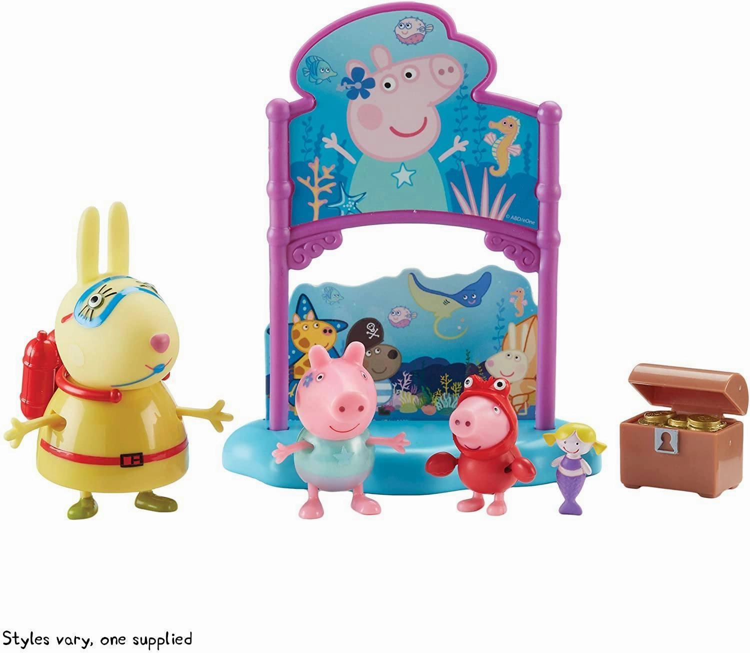 Peppa Pig Under The SEA Party Mermaid Set Pass Play Open Conclusion