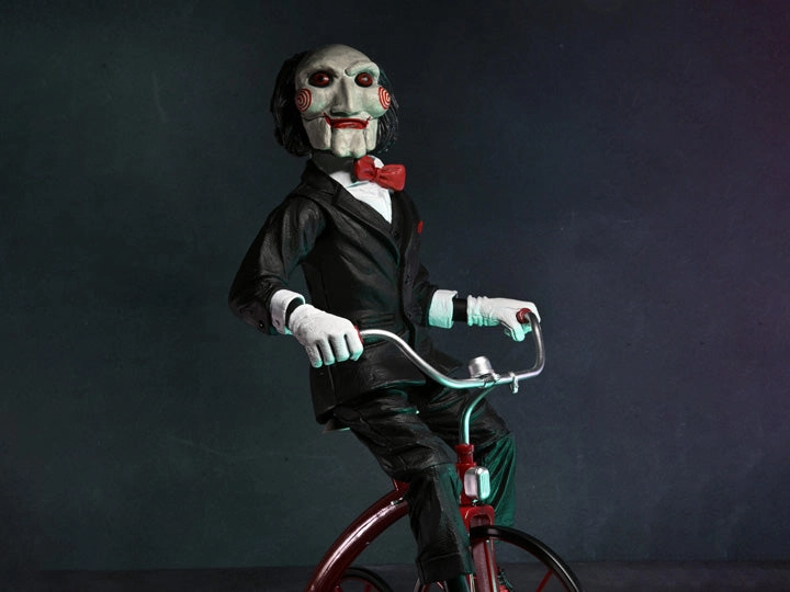 Saw Billy the Puppet on Tricycle 12" Action Figure Scary Accessories