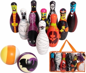 Spooky Decorations Halloween Foam Bowling Set