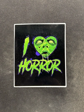 Fantastic Decor Mystical Figures I Love Horror Sticker
