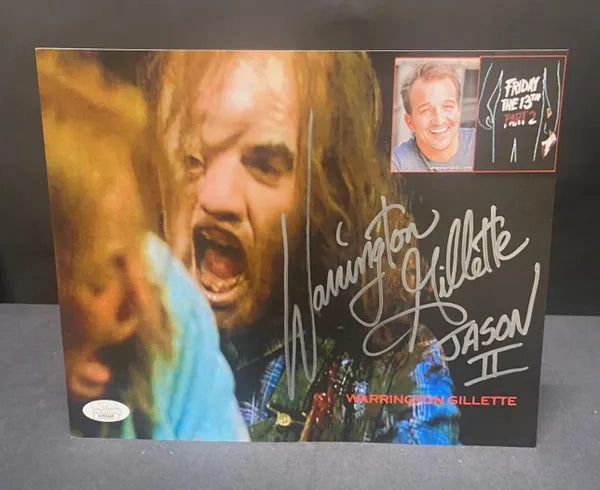 Whimsical Crafts Whimsical Decorations Warrington Gillette Autographed Friday The 13th Part 2 Jason 8x10 Photograph (JSA Certified) - Version 6
