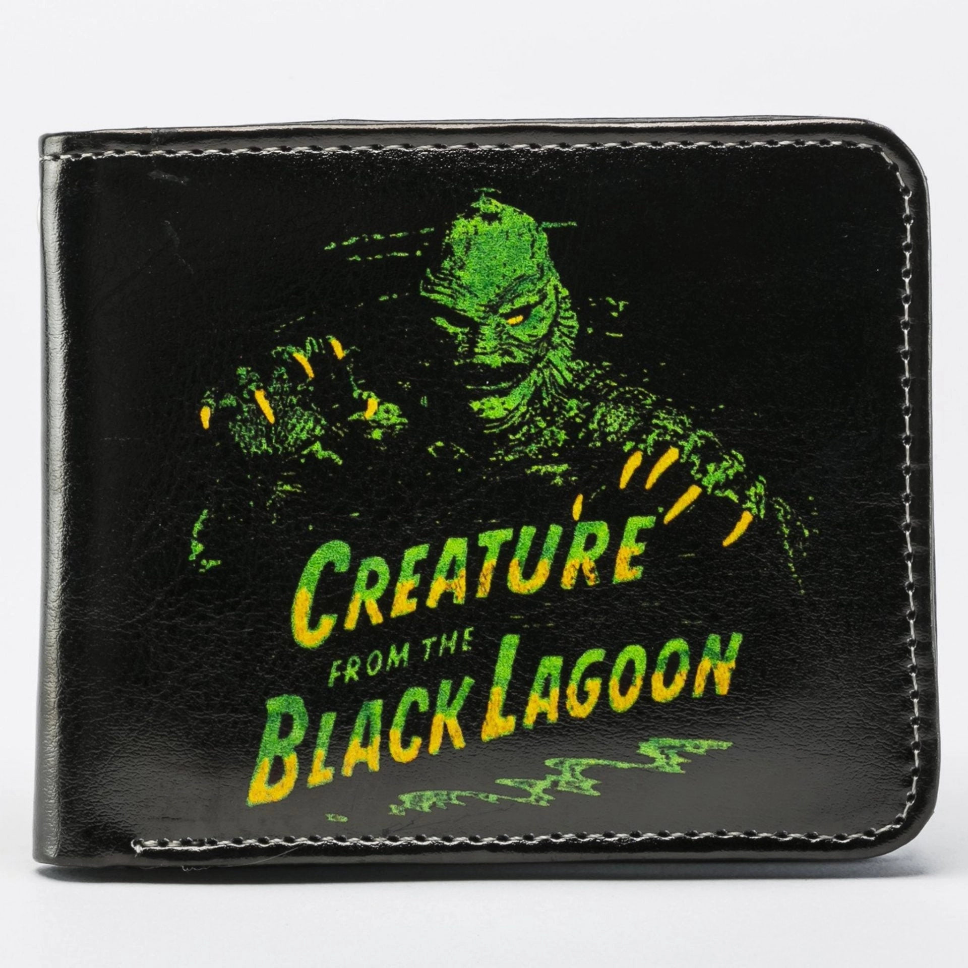 Green Creature From the Black Lagoon Billfold Wallet Mysterious Masks