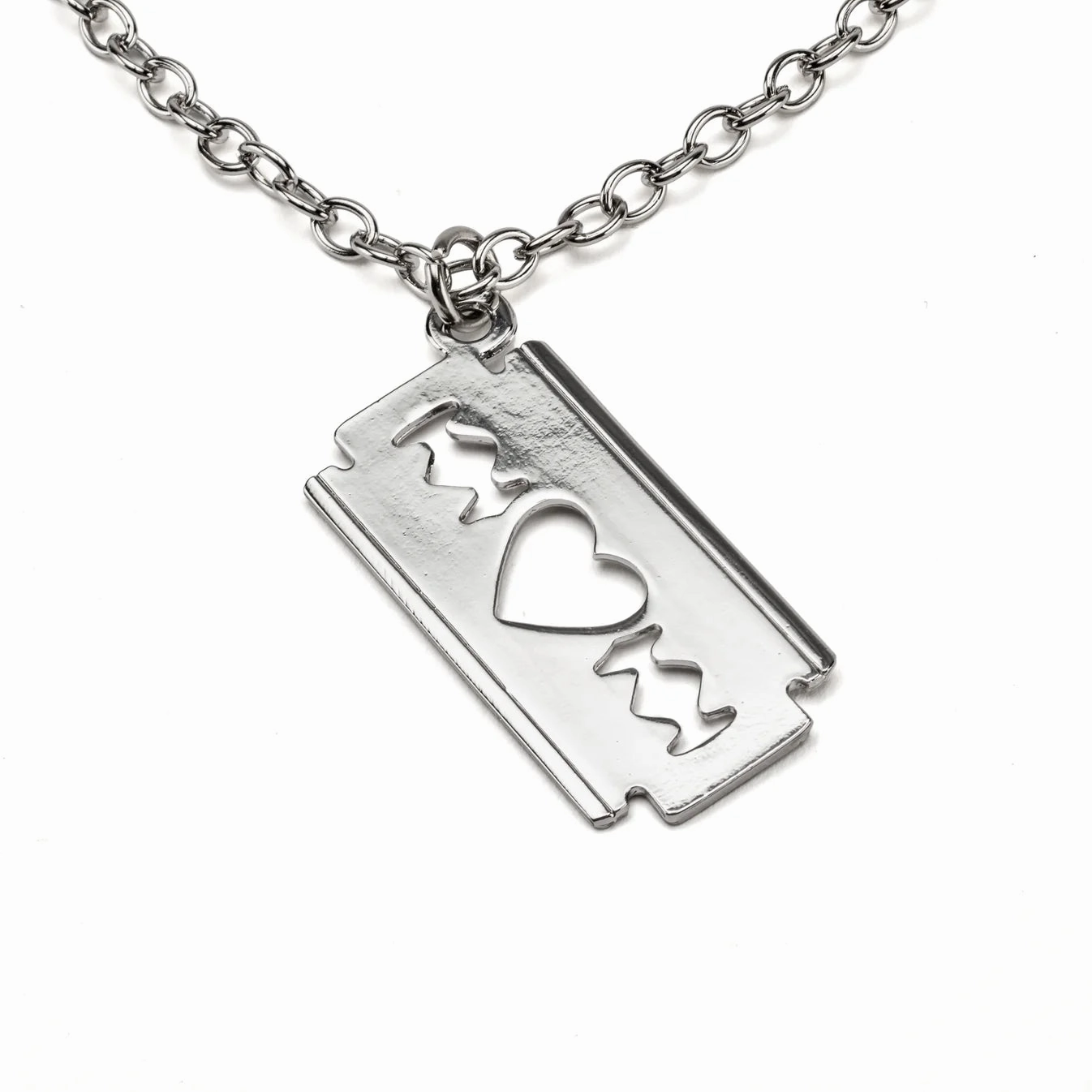 Wicked Designs Razor Pendant Necklace
