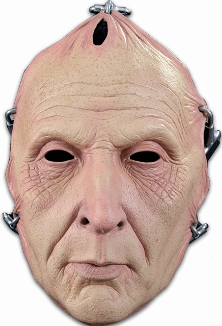 Ghoulish Figures Scary Supplies SAW JIG SAW FLESH FACE MASK