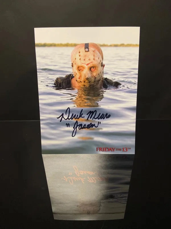 Haunted Party Fantastic Crafts Derek Mears Signed 8x10 Friday the 13th (JSA Certified) - V1