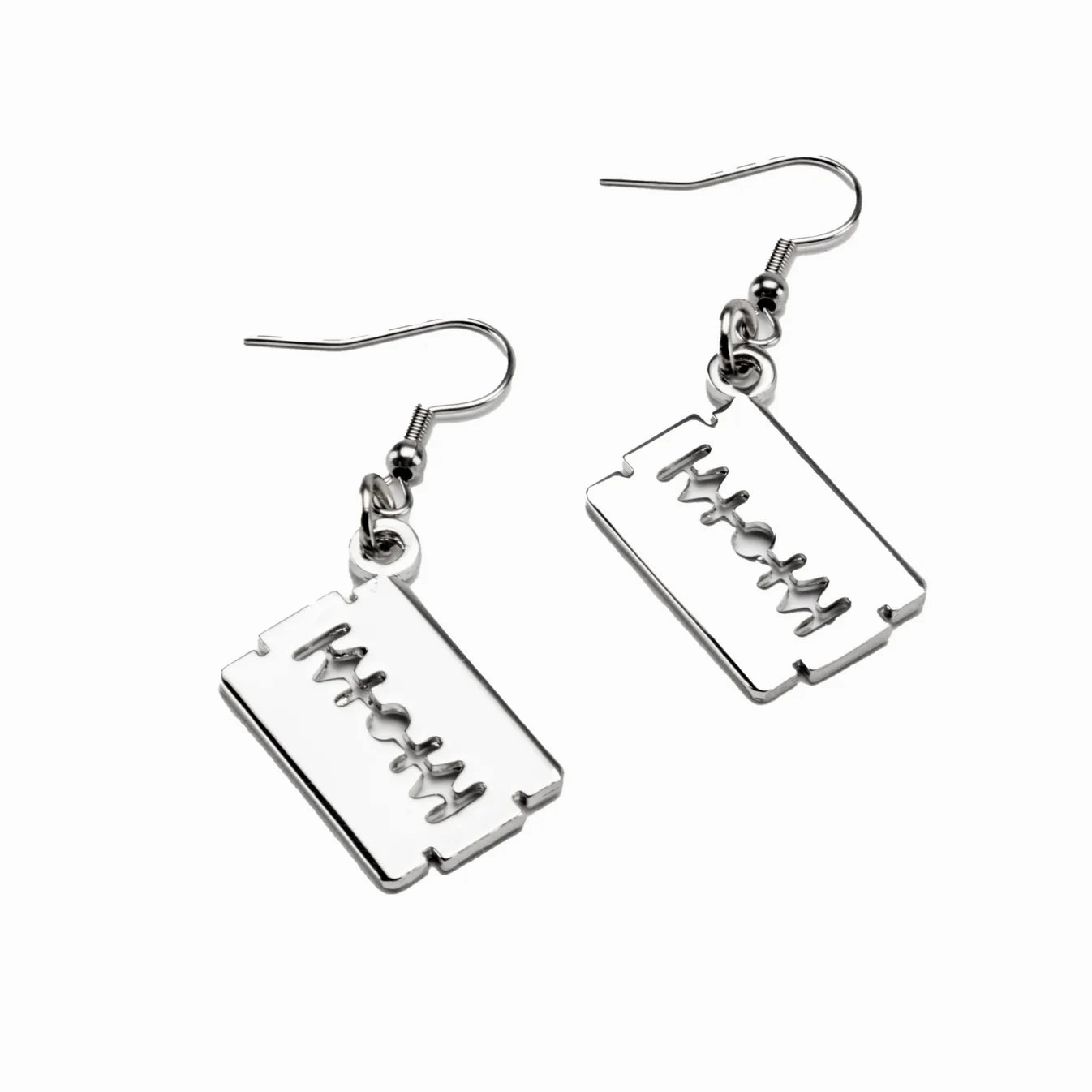 Razor Earrings Scary Treats Frightening Displays