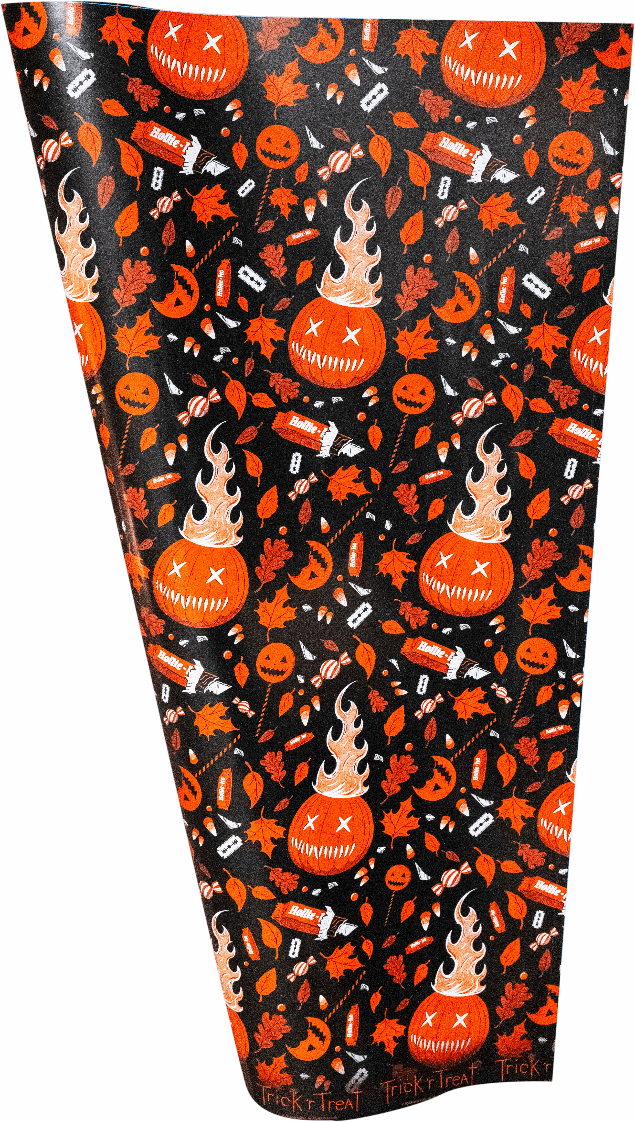 Ghostly Lights Enchanting Masks Trick r Treat - Wrapping Paper