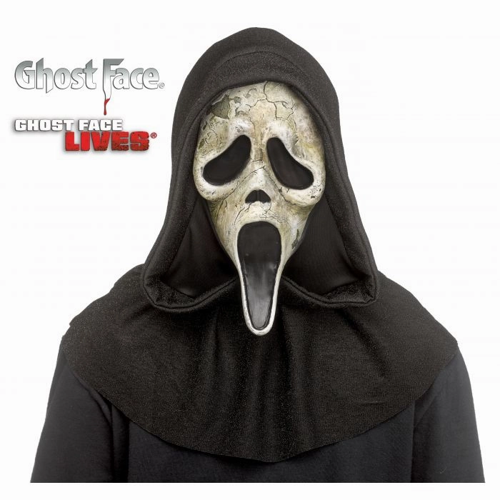 Deluxe Ghost Face? Aged Mask Haunted Accessories