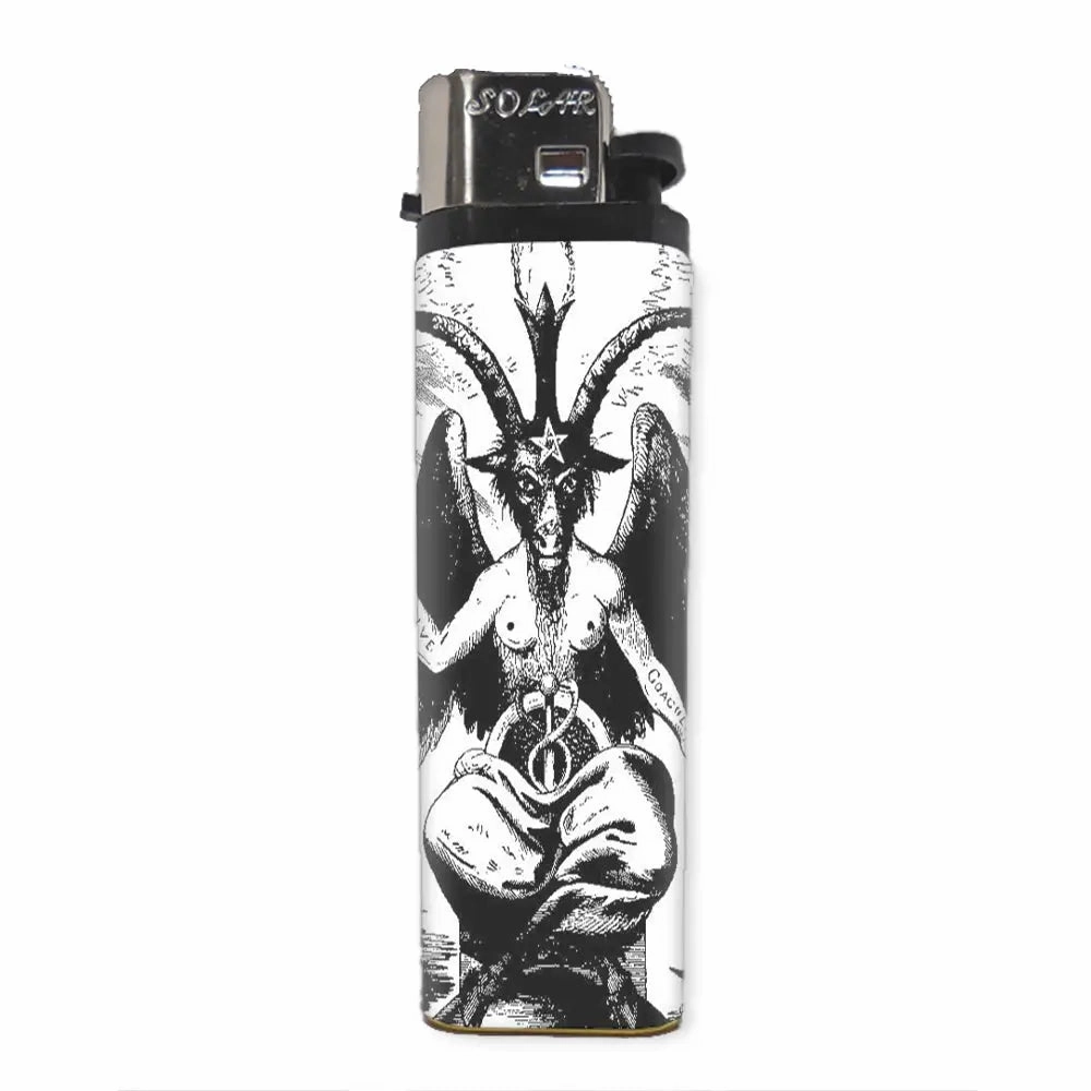 Wicked Supplies Charming Accents Baphomet Goat Basic Lighter