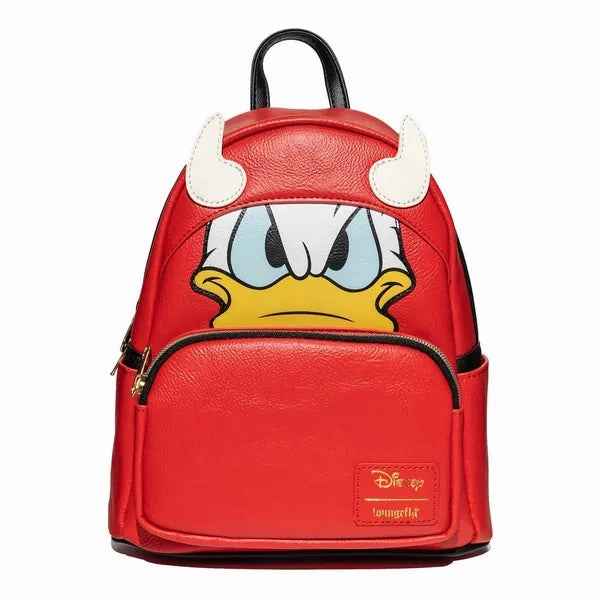 Fantastic Accessories Playful Party Donald Duck Devil Donald Cosplay Mini-Backpack - Entertainment Earth Exclusive