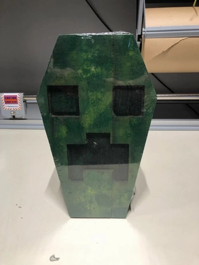 Psycho Coffins Mini Faces of Horror Minecraft Creeper Whimsical Accessories Charming Designs