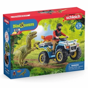 Definitive Edition Annually Uncommon Schleich 41466 Quad Escape From Velociraptor Dinosaurs