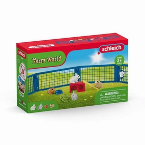 Exclusive Bonus Unlimited Number SCHLEICH FARM WORLD 42500 Rabbit and Guinea Pig Hutch