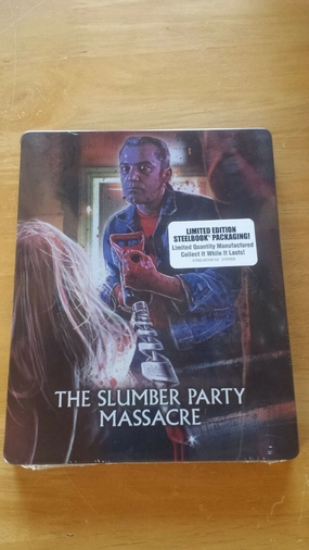 Creepy Treats Enchanting Accents Scream Factory Slumber Party Massacre Steelbook Blu-ray