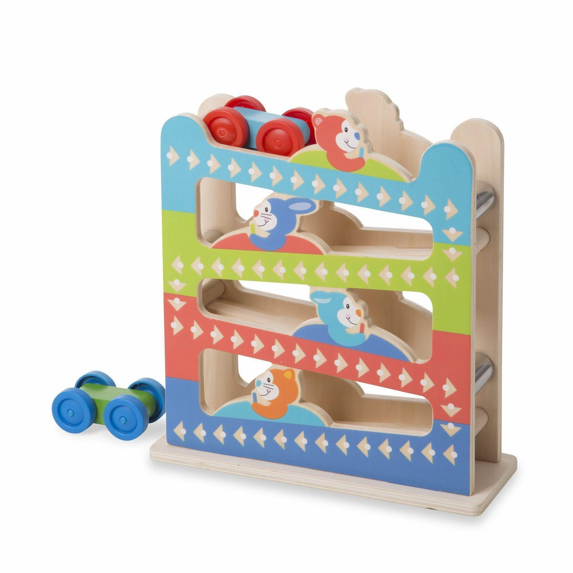Famous Person Small Shadow Melissa & Doug 40130 First Play Roll & Ring Ramp Tower