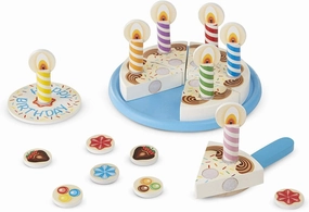 Melissa & Doug 10511 Wooden Birthday Cake Weekly Events Hair Animation