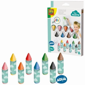 SES Creative Colouring in The Bath 8 Pack Dynamic Gameplay